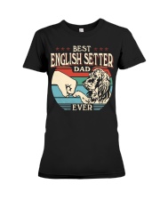 Best Dad Ever - English Setter Premium Fit Ladies Tee tile