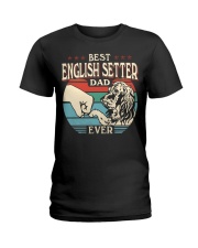Best Dad Ever - English Setter Ladies T-Shirt tile