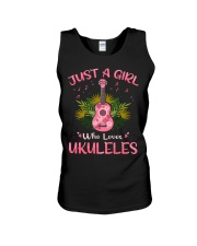 Ukulele - Just A Girl Unisex Tank tile