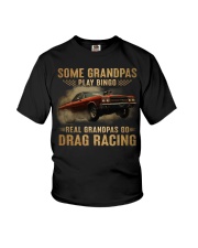 Drag Racing - Grandpas Play Bingo Youth T-Shirt tile
