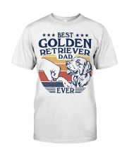 Best Dad Ever Golden Retriever Classic T-Shirt tile