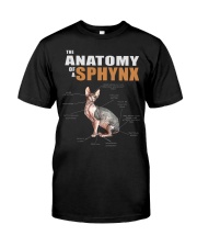 Cat Anatomy - Sphynx Classic T-Shirt front