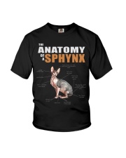 Cat Anatomy - Sphynx Youth T-Shirt tile