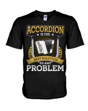 Best Solution - Accordion V-Neck T-Shirt tile