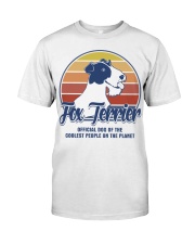 Dog Of Coolest People Fox Terrier Classic T-Shirt front