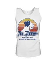 Dog Of Coolest People Fox Terrier Unisex Tank tile