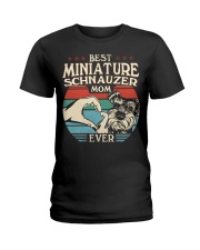 Best Dog Mom Miniature Schnauzer Ladies T-Shirt tile