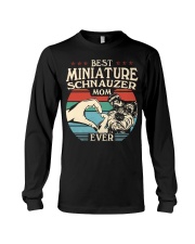 Best Dog Mom Miniature Schnauzer Long Sleeve Tee tile