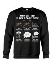 Spare Time Mountain Biking Crewneck Sweatshirt tile