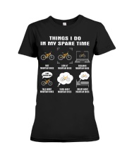 Spare Time Mountain Biking Premium Fit Ladies Tee tile