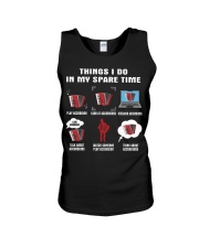 Spare Time - Accordion Unisex Tank tile