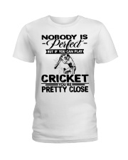 Nobody Is Perfect - Cricket Ladies T-Shirt tile