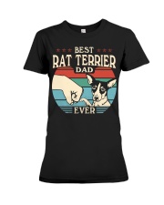 Best Dad Ever - Rat Terrier Premium Fit Ladies Tee tile
