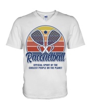 Coolest People On The Planet Racquetball V-Neck T-Shirt tile