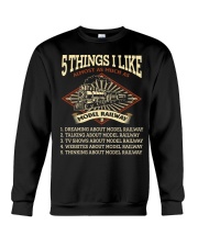 5 Things I Like - Model Railroad Crewneck Sweatshirt tile
