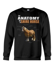 Horse Anatomy - Shire Horse Crewneck Sweatshirt tile