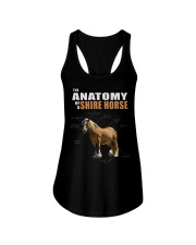 Horse Anatomy - Shire Horse Ladies Flowy Tank tile