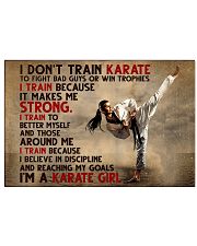 Karate - I Don't Train 17x11 Poster front