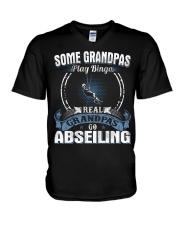 Some Grandpas Play Bingo - Abseiling V-Neck T-Shirt tile
