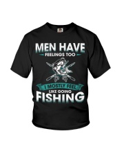 Men Have Feelings - Fishing Youth T-Shirt tile