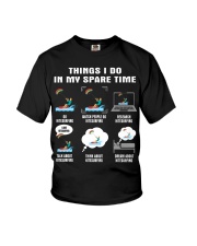 Spare Time Kitesurfing Youth T-Shirt tile