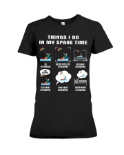 Spare Time Kitesurfing Premium Fit Ladies Tee tile