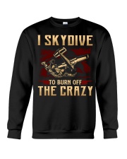 Skydiving - Burn Off Crazy Crewneck Sweatshirt tile