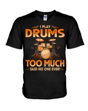 Drums - Said No One Ever V-Neck T-Shirt tile