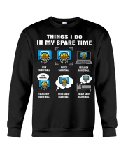 Spare Time Basketball Crewneck Sweatshirt tile