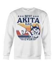 Best Dad Ever Akita Crewneck Sweatshirt tile