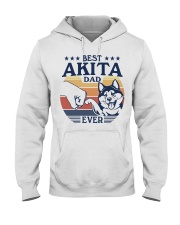 Best Dad Ever Akita Hooded Sweatshirt tile
