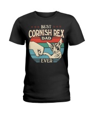 Best Dad Ever - Cornish Rex Ladies T-Shirt tile