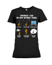 Spare Time - Guitar Premium Fit Ladies Tee tile