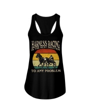 The Best Solution - Harness Racing Ladies Flowy Tank tile