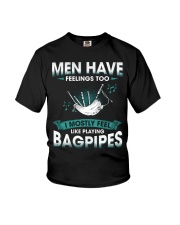 Men Have Feelings - Bagpipes Youth T-Shirt tile