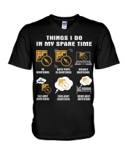 Spare Time - Orienteering V-Neck T-Shirt tile