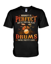 Drums - Nobody's Perfect V-Neck T-Shirt tile