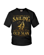 Sailing - Old Man Problems Youth T-Shirt tile
