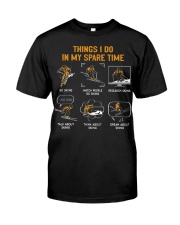 Skiing - Spare Time Premium Fit Mens Tee tile