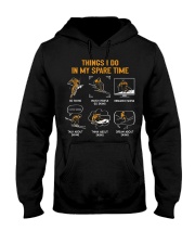 Skiing - Spare Time Hooded Sweatshirt tile