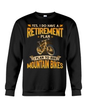 Retirement Plan Mountain Bike Crewneck Sweatshirt tile