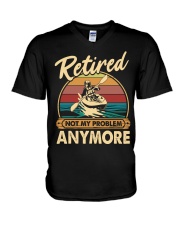 Not My Problem - Kayaking V-Neck T-Shirt tile