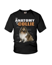 Dog Anatomy - Collie Youth T-Shirt tile
