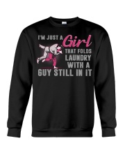 Jiu Jitsu - Girl Folds Laundry Crewneck Sweatshirt tile