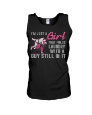 Jiu Jitsu - Girl Folds Laundry Unisex Tank tile