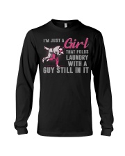 Jiu Jitsu - Girl Folds Laundry Long Sleeve Tee tile