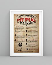 My House My Rule Pug 11x17 Poster lifestyle-poster-5