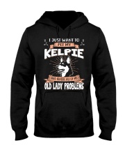 I Just Want To Pet My Australian Kelpie Hooded Sweatshirt tile