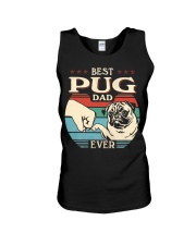 Best Dad Ever - Pug Unisex Tank tile