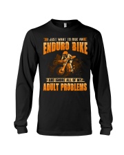 Enduro Bike - Adult Problems Long Sleeve Tee tile